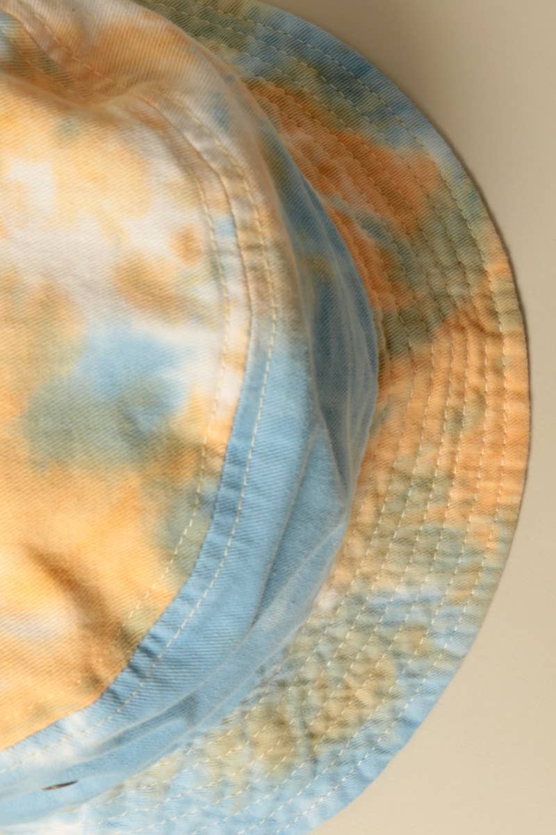 Tie-Dye Cotton Multicolored Bucket Sun Hats