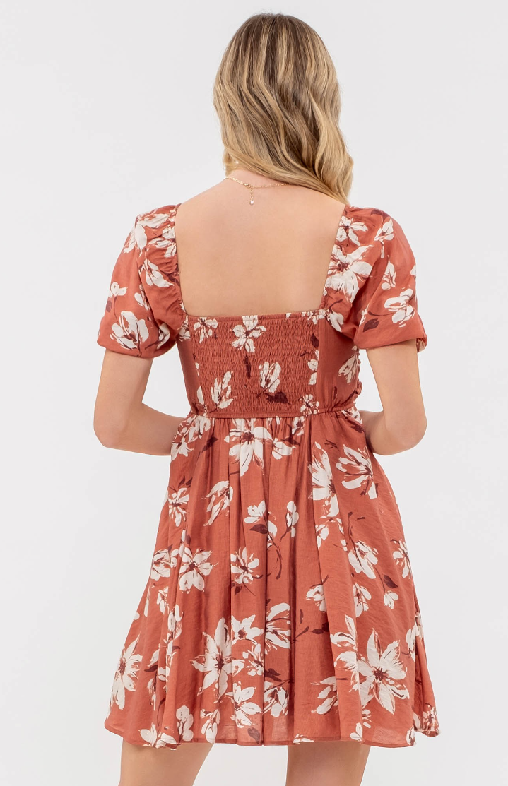 Lexi floral mini dress