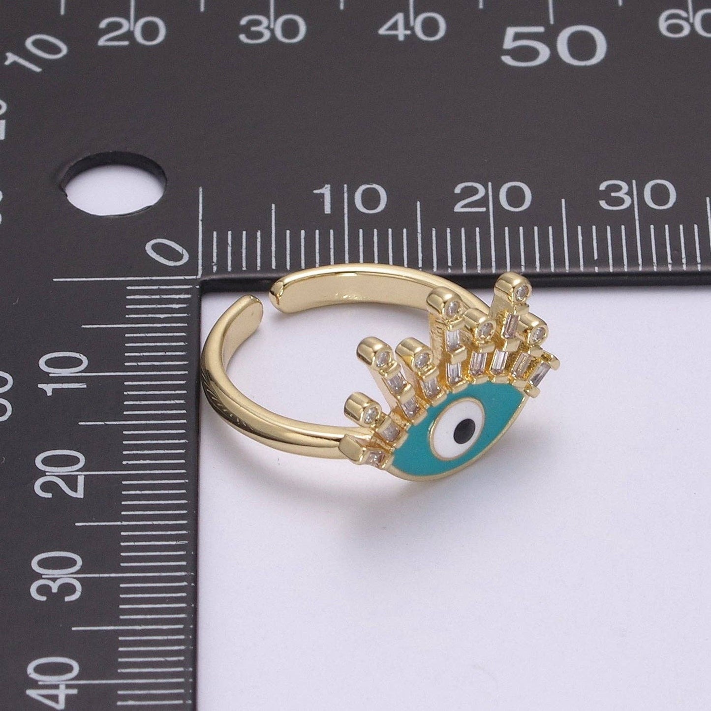 “Lash Out” Evil Eye Ring