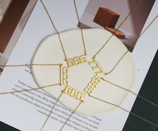 Angel Number Necklace - Kate's Collective