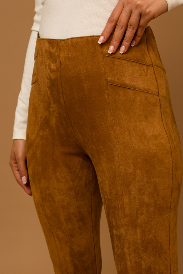 Ella Suede Leggings