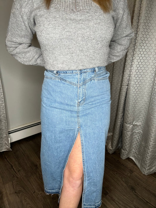 Julie Denim Skirt