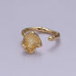 Rustic Flower Patch Gold Flower Ring