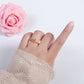 Dainty Twisted Rope Ring 14k Gold Filled Wrap Ring