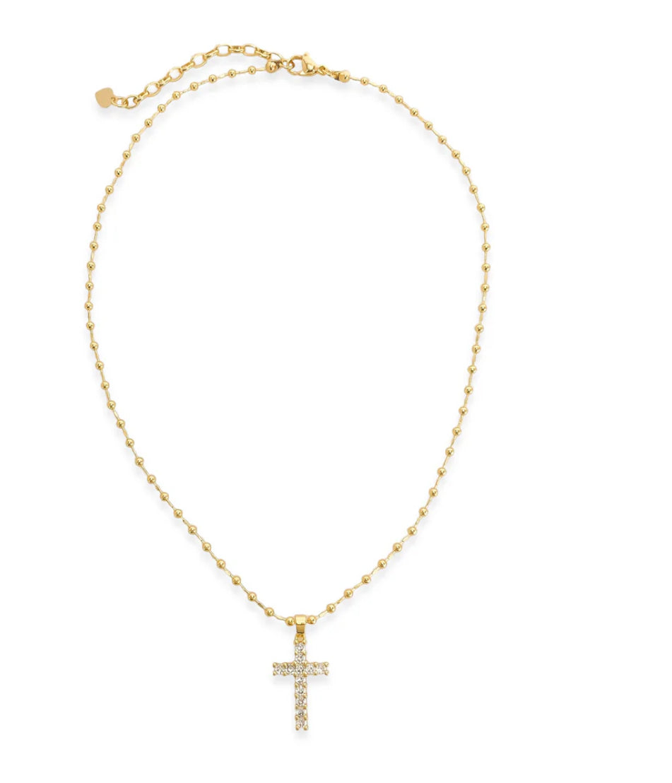 CZ Cross Necklace