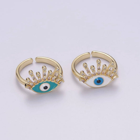 “Lash Out” Evil Eye Ring