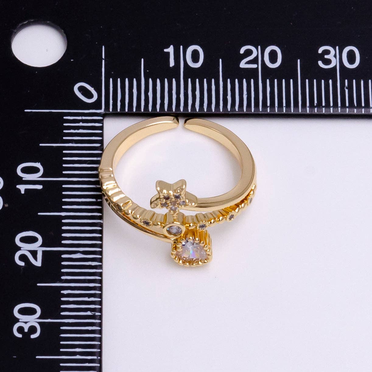 Gold Filled Celestial Star Ring