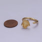 Rustic Flower Patch Gold Flower Ring