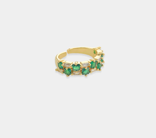 Emerald Studded Ring