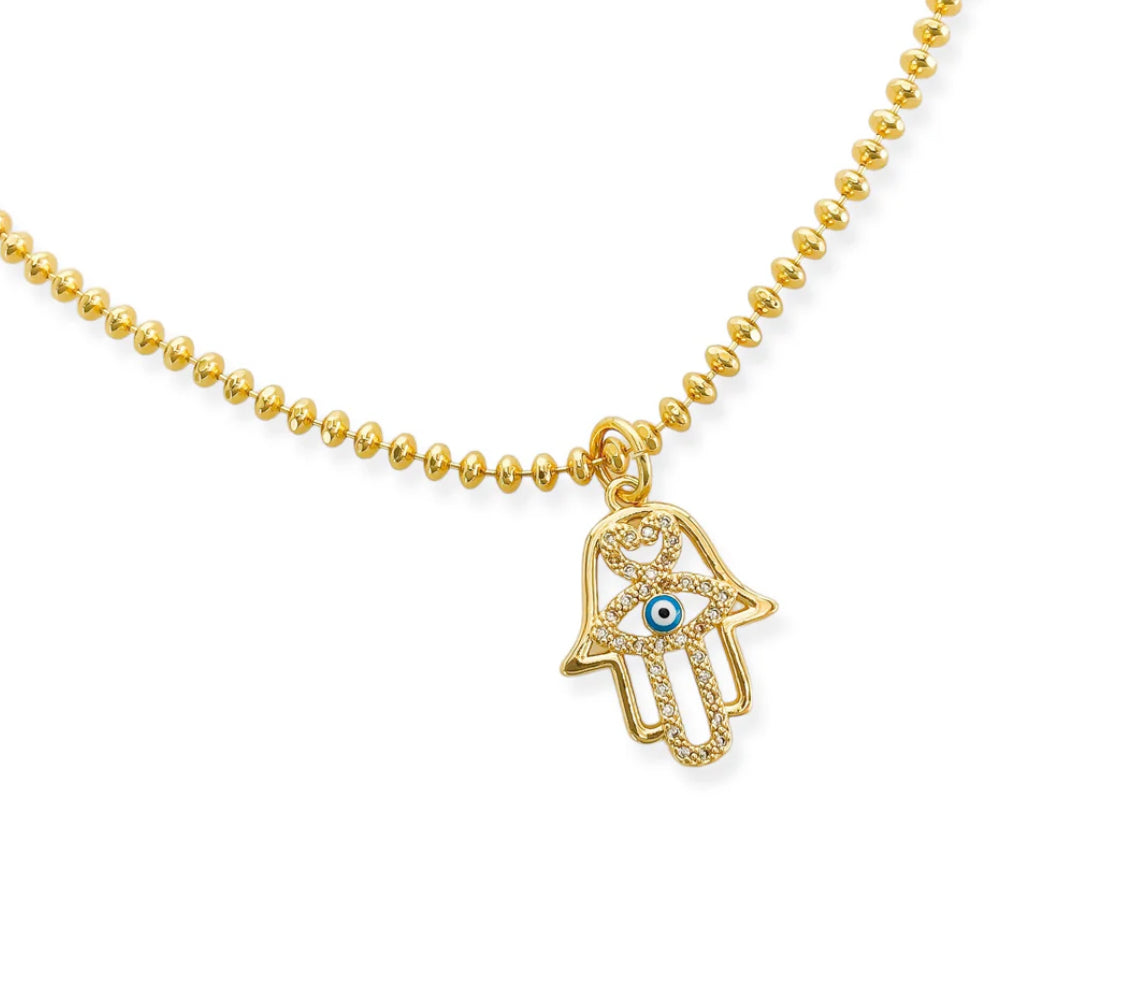 Hamsa Necklace