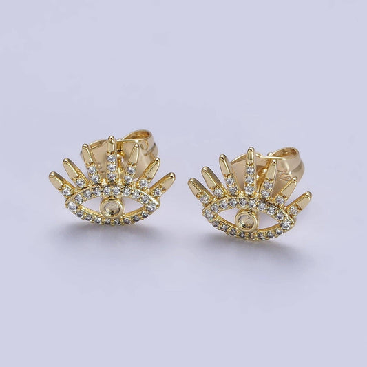 Aura Eyes Stud Earrings