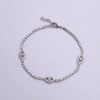 Evil Eye Tennis Bracelet