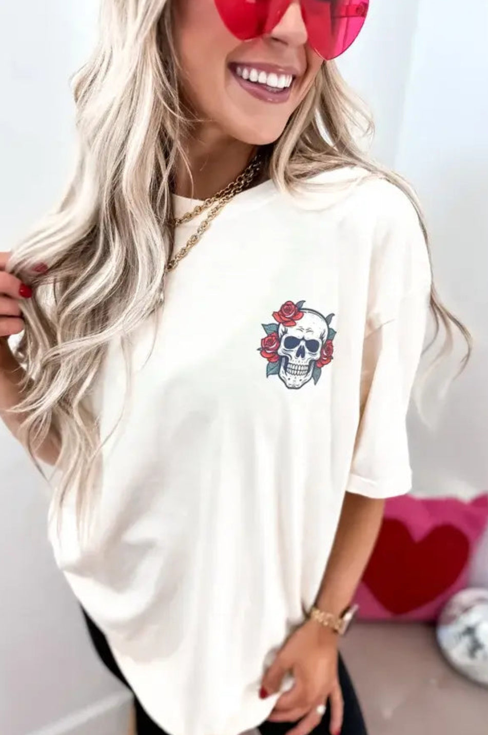 Not your Sweet Heart Ivory Graphic Tee