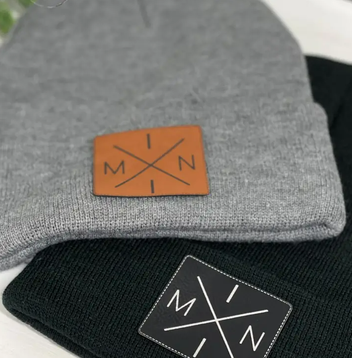 Dada, Mama, & Mini X Patch Beanies