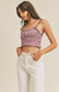 Rae Ruffle Open Back Crop Top