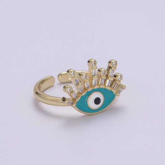 “Lash Out” Evil Eye Ring
