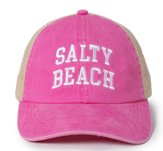 Salty Beach Trucker Baseball Cap