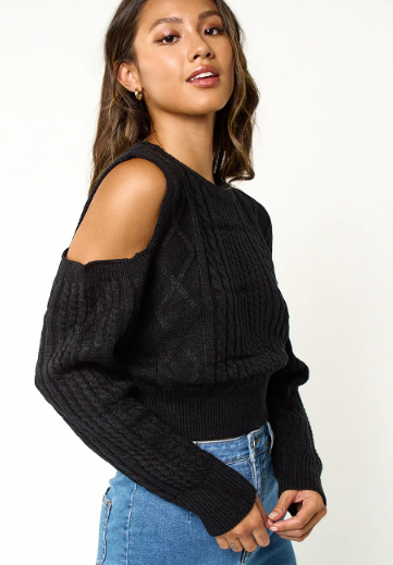 Alexa Cut-Out Sweater