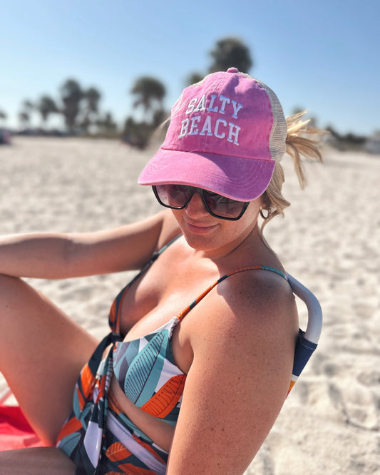 Salty Beach Trucker Baseball Cap